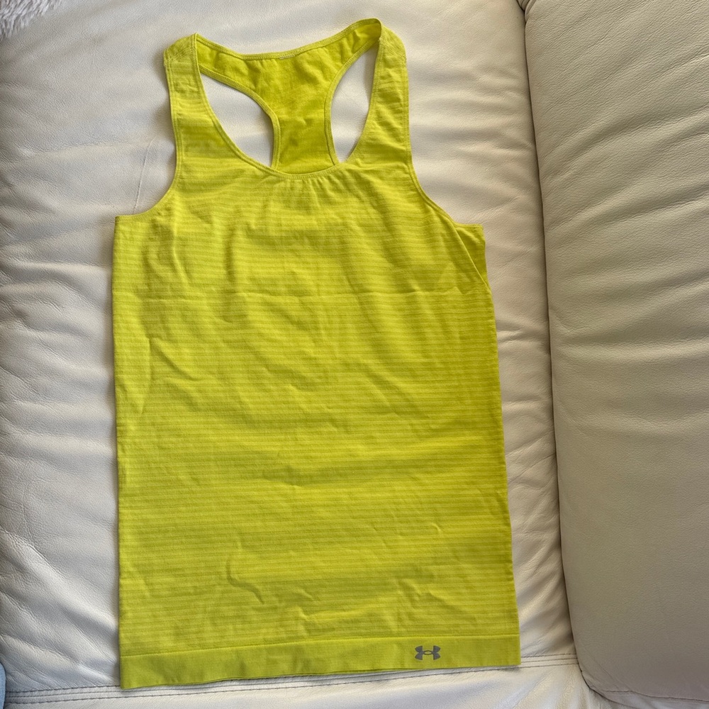 Under Armour Neon Yellow Racerback Tank